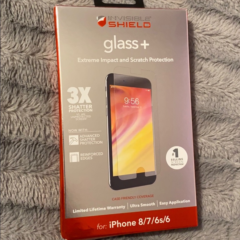 iPhone invisible glass shield protector